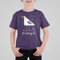 Triangull Triangle Seagull Bird Pun T Shirt For Kid Funny Math Teacher Joke Humor