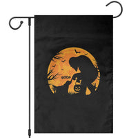 Bigfoot Boop Dog Hallowwen Garden Flag Funny Sasquatch Meme Dog Lovers Full Moon