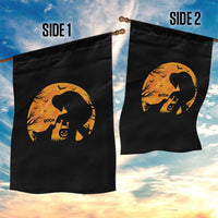 Bigfoot Boop Dog Hallowwen Garden Flag Funny Sasquatch Meme Dog Lovers Full Moon