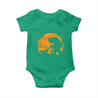 Bigfoot Boop Dog Hallowwen Baby Onesie Funny Sasquatch Meme Dog Lovers Full Moon