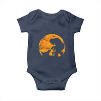 Bigfoot Boop Dog Hallowwen Baby Onesie Funny Sasquatch Meme Dog Lovers Full Moon