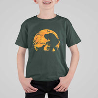 Bigfoot Boop Dog Hallowwen T Shirt For Kid Funny Sasquatch Meme Dog Lovers Full Moon