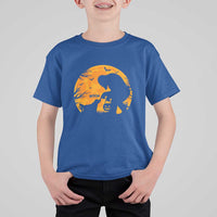 Bigfoot Boop Dog Hallowwen T Shirt For Kid Funny Sasquatch Meme Dog Lovers Full Moon