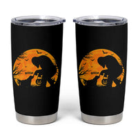 Bigfoot Boop Dog Hallowwen Tumbler Cup Funny Sasquatch Meme Dog Lovers Full Moon