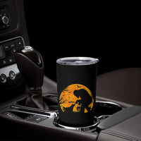 Bigfoot Boop Dog Hallowwen Tumbler Cup Funny Sasquatch Meme Dog Lovers Full Moon