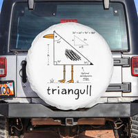 Triangull Triangle Seagull Bird Pun Spare Tire Cover Funny Math Teacher Humor