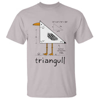 Triangull Triangle Seagull Bird Pun T Shirt Funny Math Teacher Humor