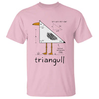 Triangull Triangle Seagull Bird Pun T Shirt Funny Math Teacher Humor