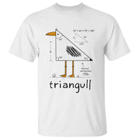 Triangull Triangle Seagull Bird Pun T Shirt Funny Math Teacher Humor