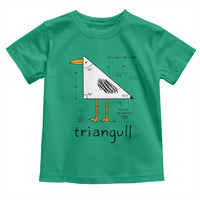 Triangull Triangle Seagull Bird Pun Toddler T Shirt Funny Math Teacher Humor