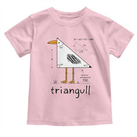 Triangull Triangle Seagull Bird Pun Toddler T Shirt Funny Math Teacher Humor