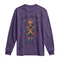 Nutcracker Christmas Long Sleeve Shirt What Is Cracking - Wonder Print Shop