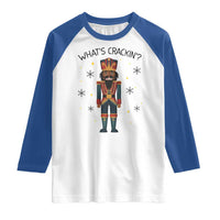 Nutcracker Christmas Raglan Shirt What Is Cracking - Wonder Print Shop