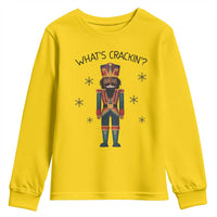 Nutcracker Christmas Youth Sweatshirt What Is Cracking - Wonder Print Shop