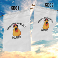 Marcus The Worm Christmas Meme Garden Flag There Is Been Numeous Injuries - Wonder Print Shop