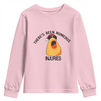 Marcus The Worm Christmas Meme Youth Sweatshirt There Is Been Numeous Injuries - Wonder Print Shop