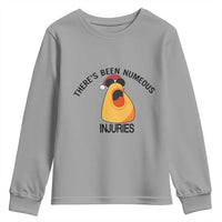 Marcus The Worm Christmas Meme Youth Sweatshirt There Is Been Numeous Injuries - Wonder Print Shop