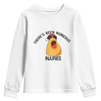 Marcus The Worm Christmas Meme Youth Sweatshirt There Is Been Numeous Injuries - Wonder Print Shop