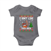 Marcus The Worm Christmas Meme Baby Onesie I Do Not Like This Rock - Wonder Print Shop