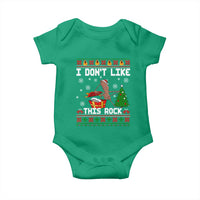 Marcus The Worm Christmas Meme Baby Onesie I Do Not Like This Rock - Wonder Print Shop