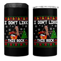 Marcus The Worm Christmas Meme 4 in 1 Can Cooler Tumbler I Do Not Like This Rock - Wonder Print Shop