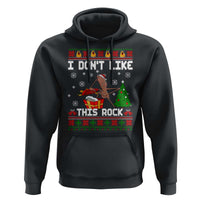 Marcus The Worm Christmas Meme Hoodie I Do Not Like This Rock - Wonder Print Shop