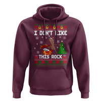 Marcus The Worm Christmas Meme Hoodie I Do Not Like This Rock - Wonder Print Shop