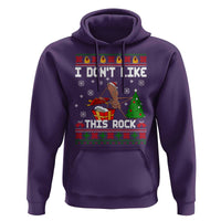 Marcus The Worm Christmas Meme Hoodie I Do Not Like This Rock - Wonder Print Shop