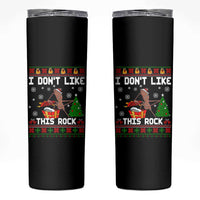 Marcus The Worm Christmas Meme Skinny Tumbler I Do Not Like This Rock - Wonder Print Shop
