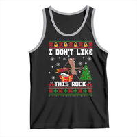 Marcus The Worm Christmas Meme Tank Top I Do Not Like This Rock - Wonder Print Shop