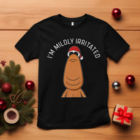 Marcus The Worm Christmas Meme T Shirt I Am Mildly Irritated - Wonder Print Shop