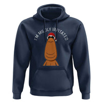 Marcus The Worm Christmas Meme Hoodie I Am Mildly Irritated - Wonder Print Shop