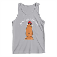 Marcus The Worm Christmas Meme Tank Top I Am Mildly Irritated - Wonder Print Shop