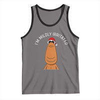 Marcus The Worm Christmas Meme Tank Top I Am Mildly Irritated - Wonder Print Shop