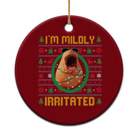 Marcus The Worm Christmas Meme Ceramic Ornament Funny Brain Rot Xmas - Wonder Print Shop