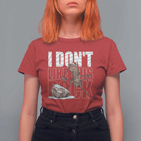 Marcus The Worm Christmas Meme T Shirt For Women Funny Brain Rot Gen Z - Wonder Print Shop