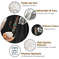 Marcus The Worm Christmas Meme Throw Blanket Locally Owned Greek Restaurant - Wonder Print Shop