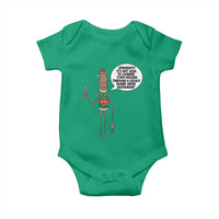 Marcus The Worm Christmas Meme Baby Onesie Locally Owned Greek Restaurant - Wonder Print Shop