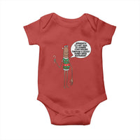 Marcus The Worm Christmas Meme Baby Onesie Locally Owned Greek Restaurant - Wonder Print Shop