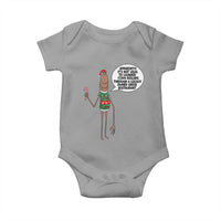 Marcus The Worm Christmas Meme Baby Onesie Locally Owned Greek Restaurant - Wonder Print Shop