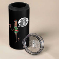 Marcus The Worm Christmas Meme 4 in 1 Can Cooler Tumbler Locally Owned Greek Restaurant - Wonder Print Shop