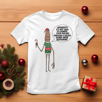 Marcus The Worm Christmas Meme T Shirt Locally Owned Greek Restaurant - Wonder Print Shop