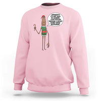 Marcus The Worm Christmas Meme Sweatshirt Locally Owned Greek Restaurant - Wonder Print Shop