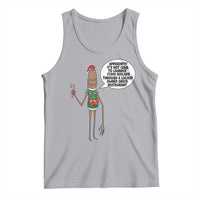 Marcus The Worm Christmas Meme Tank Top Locally Owned Greek Restaurant - Wonder Print Shop