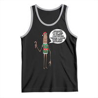 Marcus The Worm Christmas Meme Tank Top Locally Owned Greek Restaurant - Wonder Print Shop