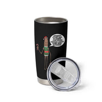 Marcus The Worm Christmas Meme Tumbler Cup Locally Owned Greek Restaurant - Wonder Print Shop
