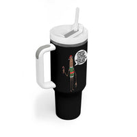 Marcus The Worm Christmas Meme Tumbler With Handle Locally Owned Greek Restaurant - Wonder Print Shop