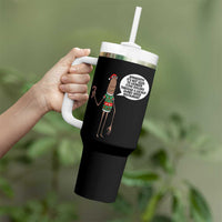 Marcus The Worm Christmas Meme Tumbler With Handle Locally Owned Greek Restaurant - Wonder Print Shop