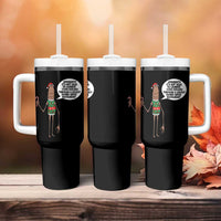 Marcus The Worm Christmas Meme Tumbler With Handle Locally Owned Greek Restaurant - Wonder Print Shop
