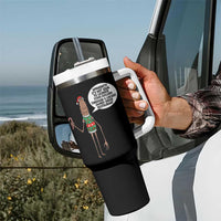 Marcus The Worm Christmas Meme Tumbler With Handle Locally Owned Greek Restaurant - Wonder Print Shop